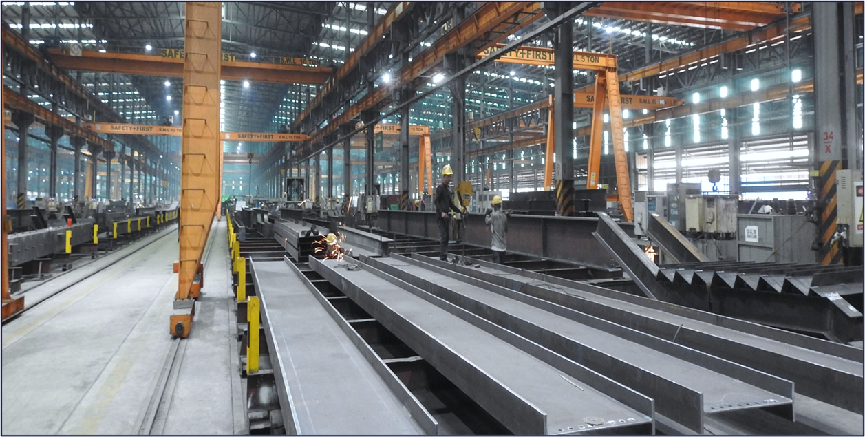 7條生產線(4條BOX箱型柱+3條BH型鋼)